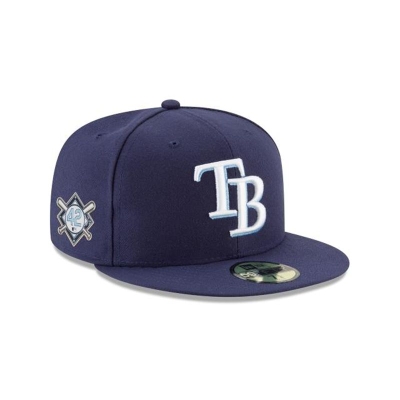 Sapca New Era Tampa Bay Rays MLB Jackie Robinson Day 59FIFTY Fitted - Albastri